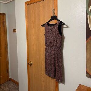 Ann Taylor Loft Size PS w/Floral Print Sleeveless Knee-Length A-Line Dress - EUC
